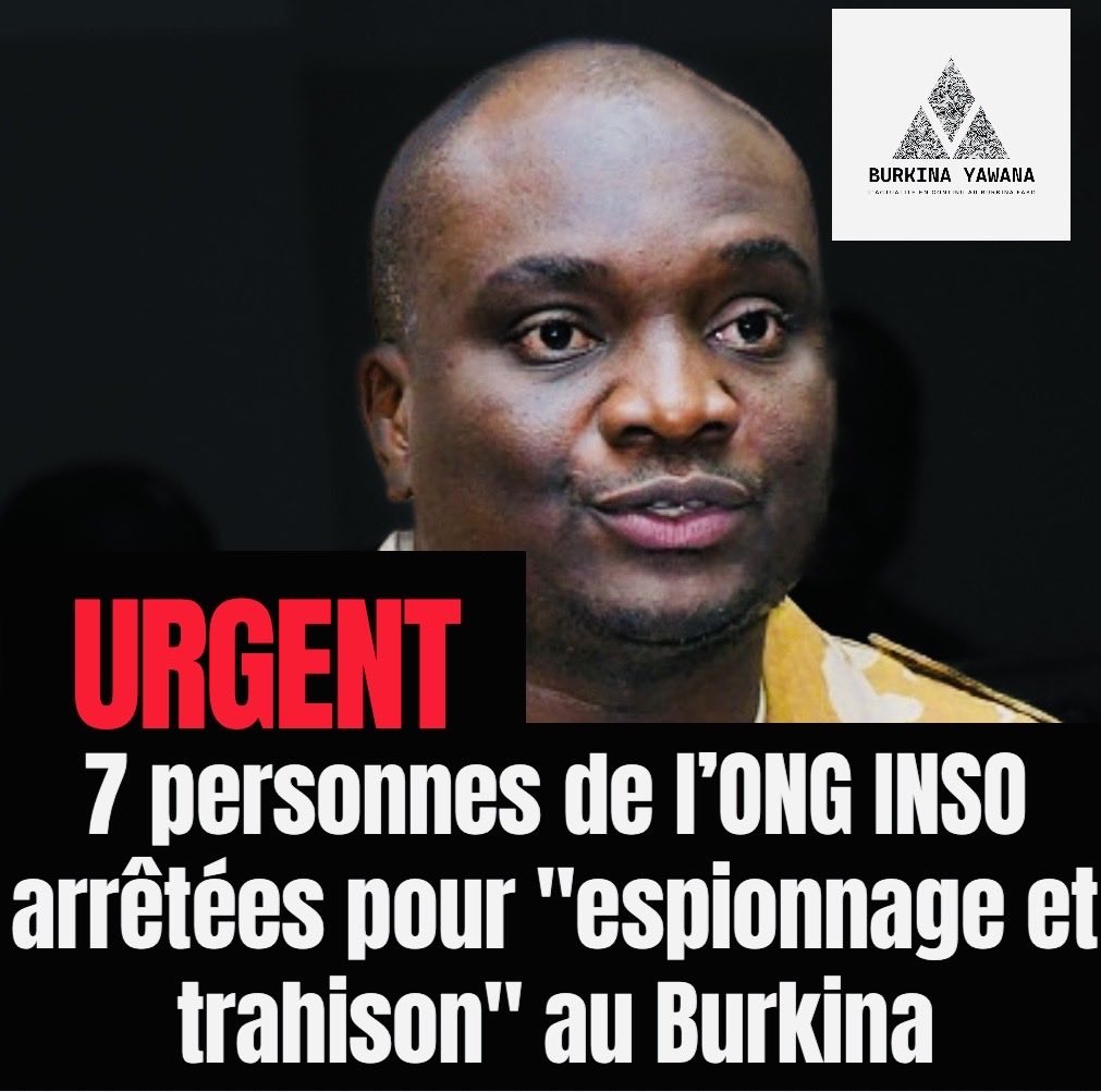 BurkinaYawana's tweet photo. 🔴 URGENT - Les activités de l’ONG mettaient en danger la sécurité du #Burkina Faso, annonce le gouvernement. #INSO avait recruté des Burkinabè dont des anciens militaires !

LIRE ICI👇
https://t.co/XygDOUL9Ib https://t.co/636WpBY5Su