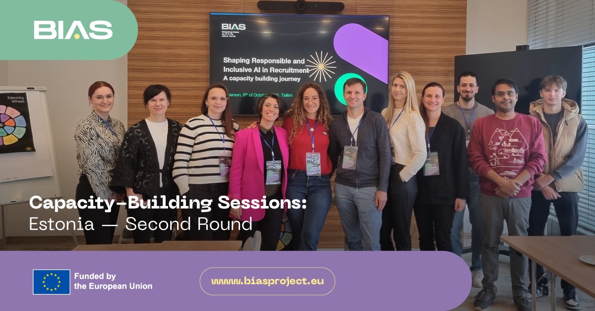 So many great takeaways from the 2nd round of the Capacity-Building Session in Estonia! 🇪🇪
We brought together HR pros, unions, and NGOs to get hands-on with tools and case studies to tackle AI bias in recruitment. 🤝
<a href="/digiotouchai/">Digiotouch AI</a>