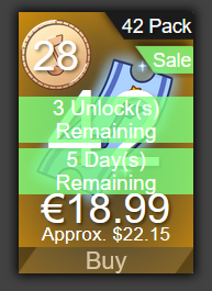 Together with the Fall skins, a new ticket sale is here! 
So give your fall rolling a boost with the best ticket value and help support the development of the game!