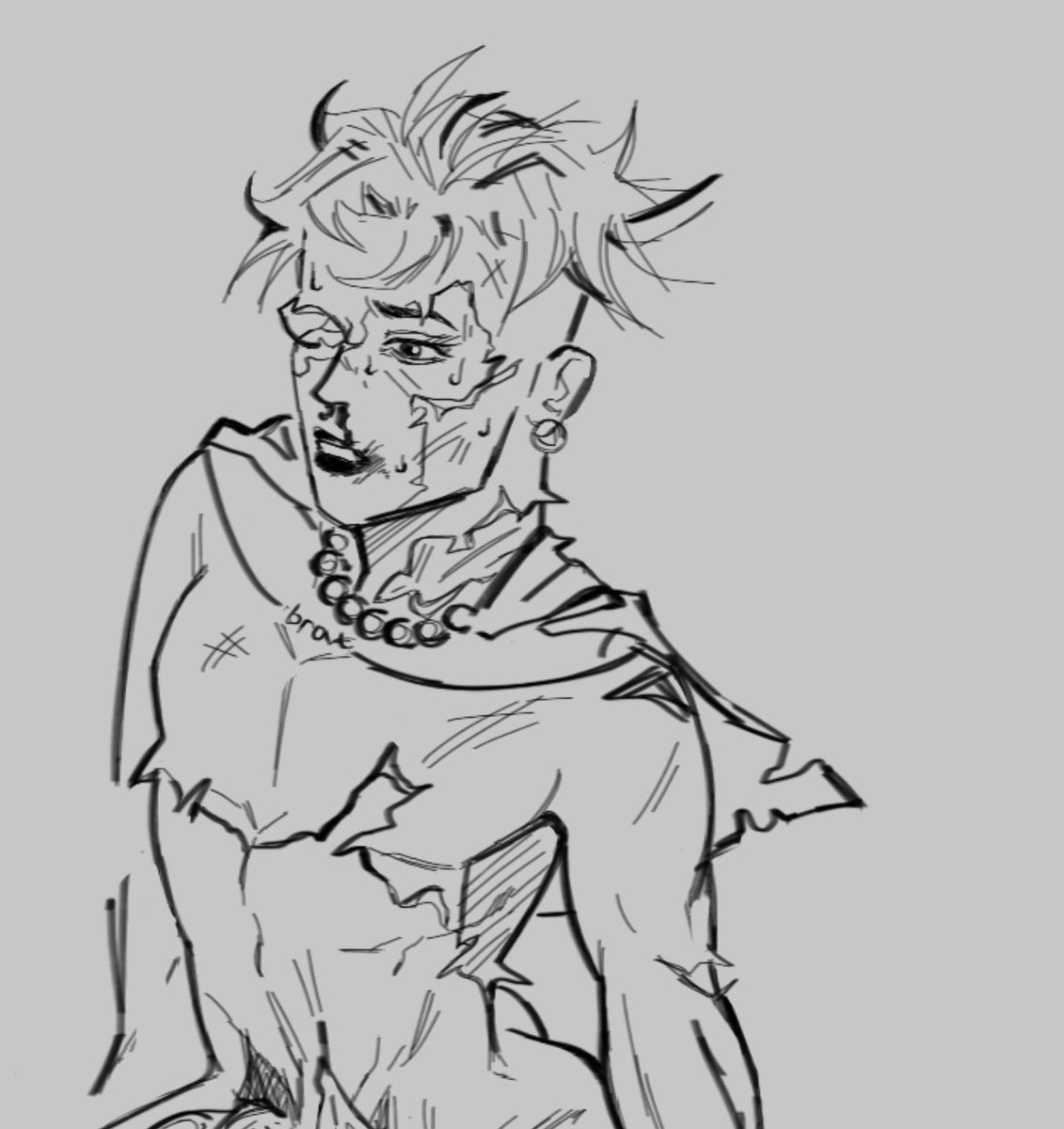 MINTexploSE6's tweet image. I forgot Twitter even existed, so here’s a bit of guro with Mark. I didn’t want to post this at first, but it’s the only thing I’ve got #Invincible #invinciblefanart #oc #MarkGrayson