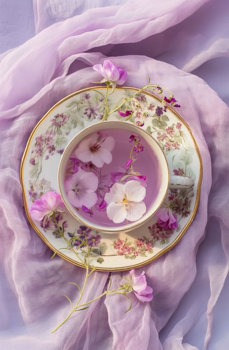 Flower tea 🌸🪻