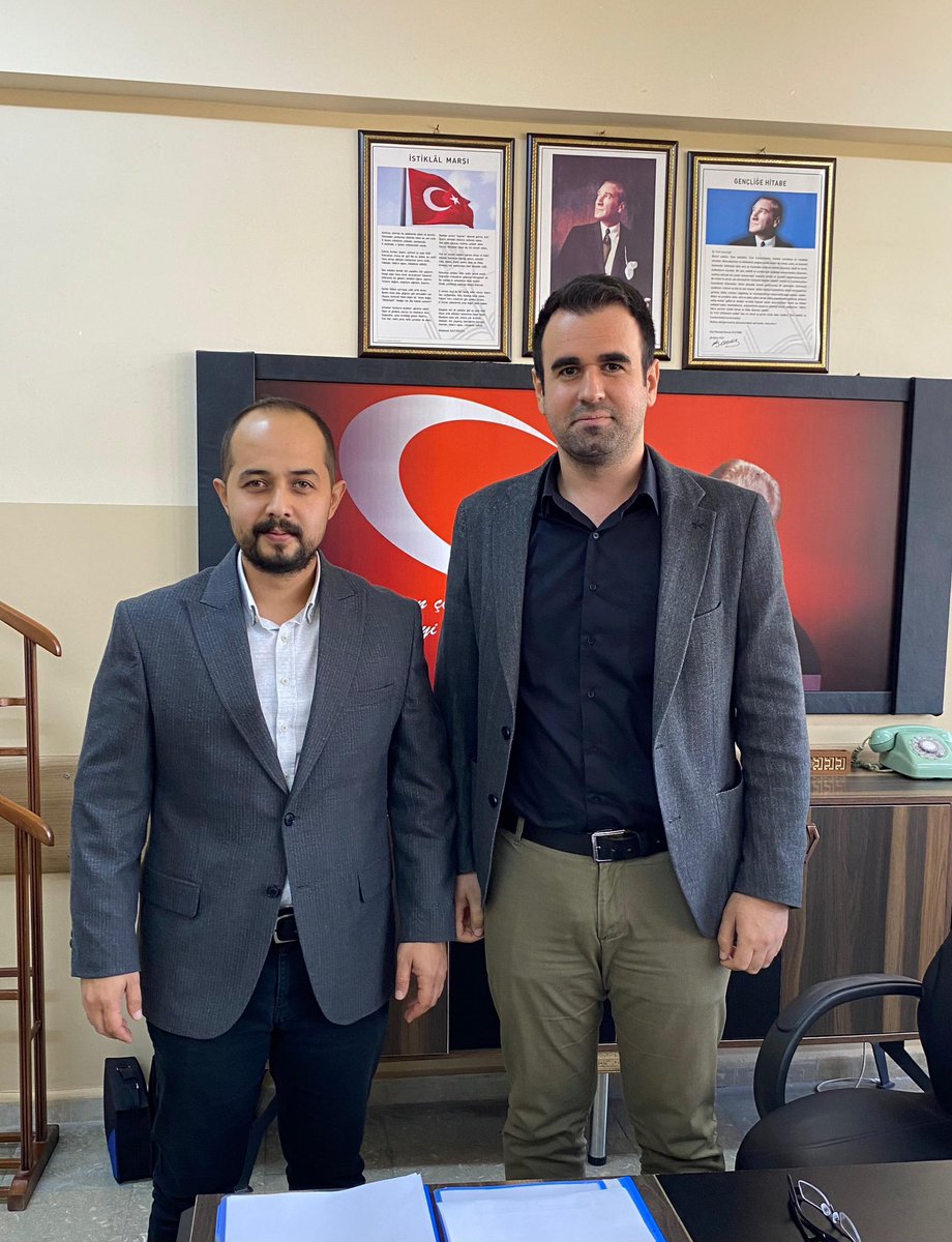 Bugün Çubukta Teşkilatımız 
🇹🇷 İbrahim Yılmaz Kız Anadolu İmam Hatip Lisesi
🇹🇷 Şehit P. Üst. Muharrem Kaleli İlkokulu idareci ve eğitim çalışanı arkadaşlarımızı ziyaret ettiler.