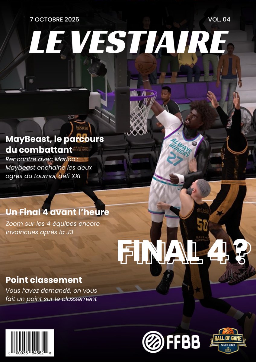 Hall of Game (@hallofgamefr) on Twitter photo ๐ฐ | LE VESTIAIRE #4
Quatriรจme รฉdition de notre mag LF2K ๐ฅ
Au programme ๐ฟ
โข Focus sur  <a href="/MayBeast2k/">MayBeast2k</a>
โข Classement 
โข Focus sur les invaincus du Swiss Round
Thread โคต๏ธ ๐ฐ | LE VESTIAIRE #4
Quatriรจme รฉdition de notre mag LF2K ๐ฅ
Au programme ๐ฟ
โข Focus sur  <a href="/MayBeast2k/">MayBeast2k</a>
โข Classement 
โข Focus sur les invaincus du Swiss Round
Thread โคต๏ธ