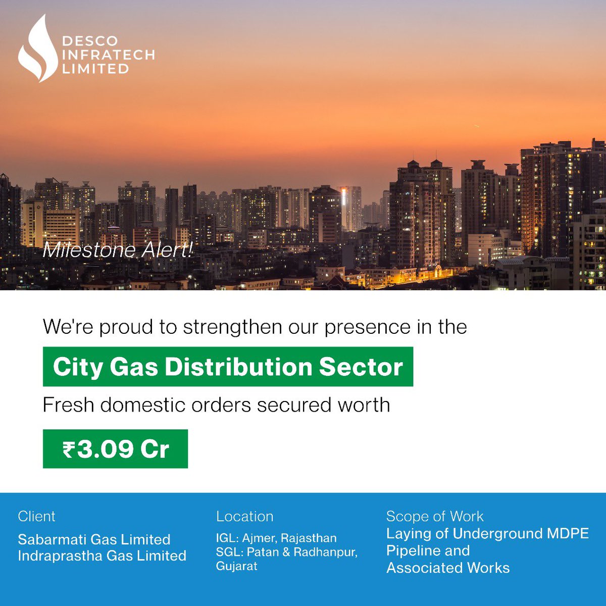 Desco Infratech Ltd tweet media