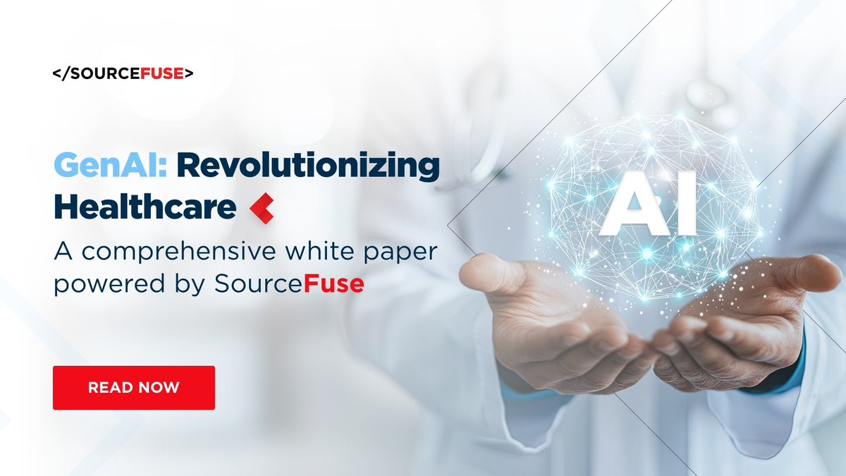 SourceFuse's tweet image. Our whitepaper, #GenerativeAI: Revolutionizing #Healthcare, gives you the blueprint for leveraging AI to cut costs, accelerate discovery, and improve patient outcomes.
Download Free Whitepaper: sourcefuse.com/our-whitepaper…
#AI #HealthTech #LifeSciences #Innovation #DigitalHealth