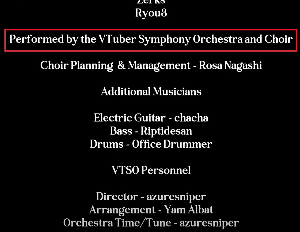 Everyone's flexing themselves in the credits? We might as well too! Thank you again for having us on this project!