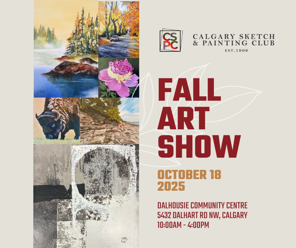 CSketchClub's tweet image. ✨Artist Feature - Kathy Roberts✨

Come see Kathy’s beautiful work at the Calgary Sketch and Painting Clubs Fall Art Show 🍂 

🗓️ October 18 
⏰ 10 AM - 4 PM
📍 Dalhousie Community Centre

#yyc #yycart #yycevents #yycartshow #artshow