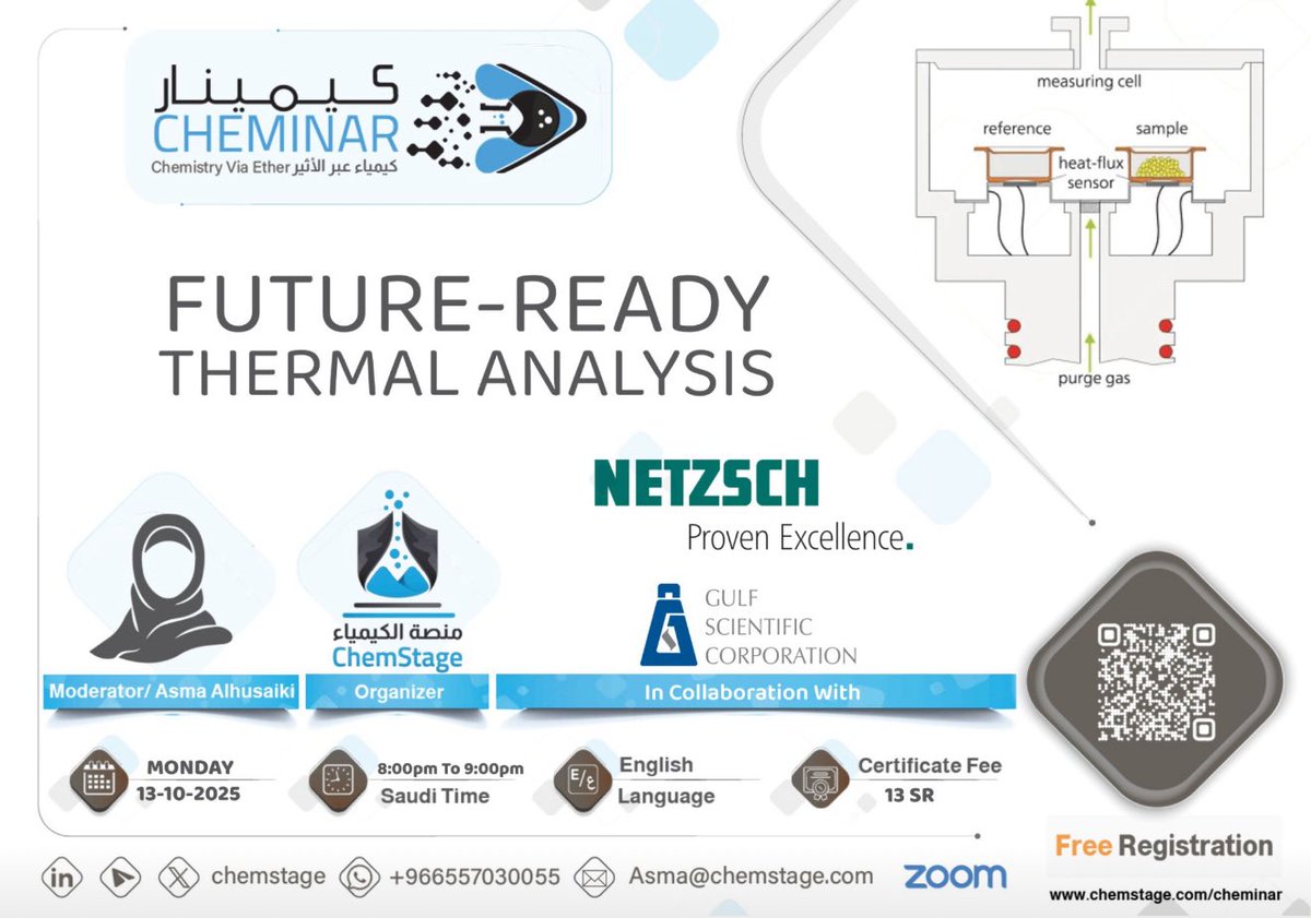Moderated by: Asma Alhusaiki
Gain insights from industry experts and enhance your skills.

Monday Oct 13th, 2025 at 8:00 PM (KSA Time)
Don’t miss out—register now!
lnkd.in/dNerd4qS

Note:
1- Free of charge.
2- Attendance Certificate (13SR).
3- In ENGLISH.
4- Online (Zoom)