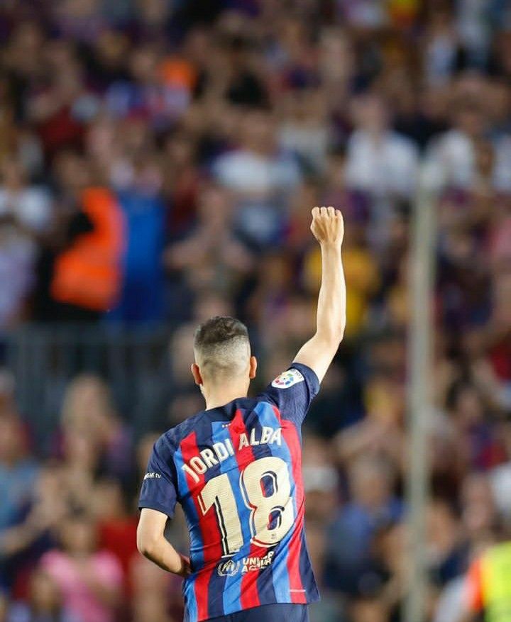 raphinhanation's tweet photo. The game goes on, but my heart stayed behind.

Gracias @JordiAlba ❤️ https://t.co/kqfKJsUAv8