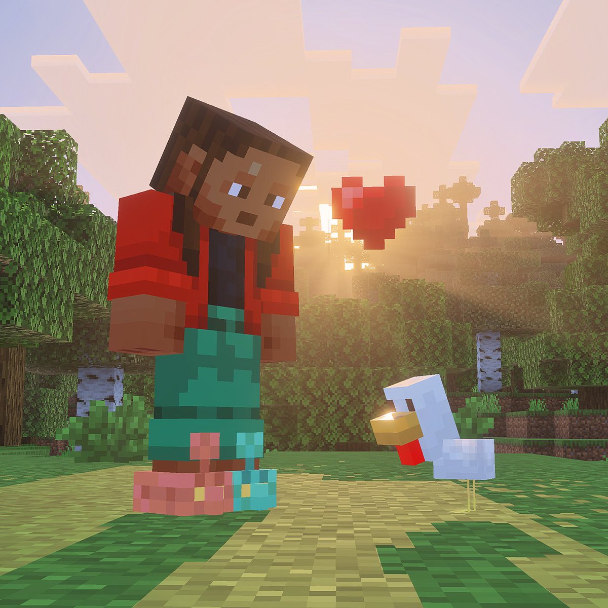 Minecraft tweet media