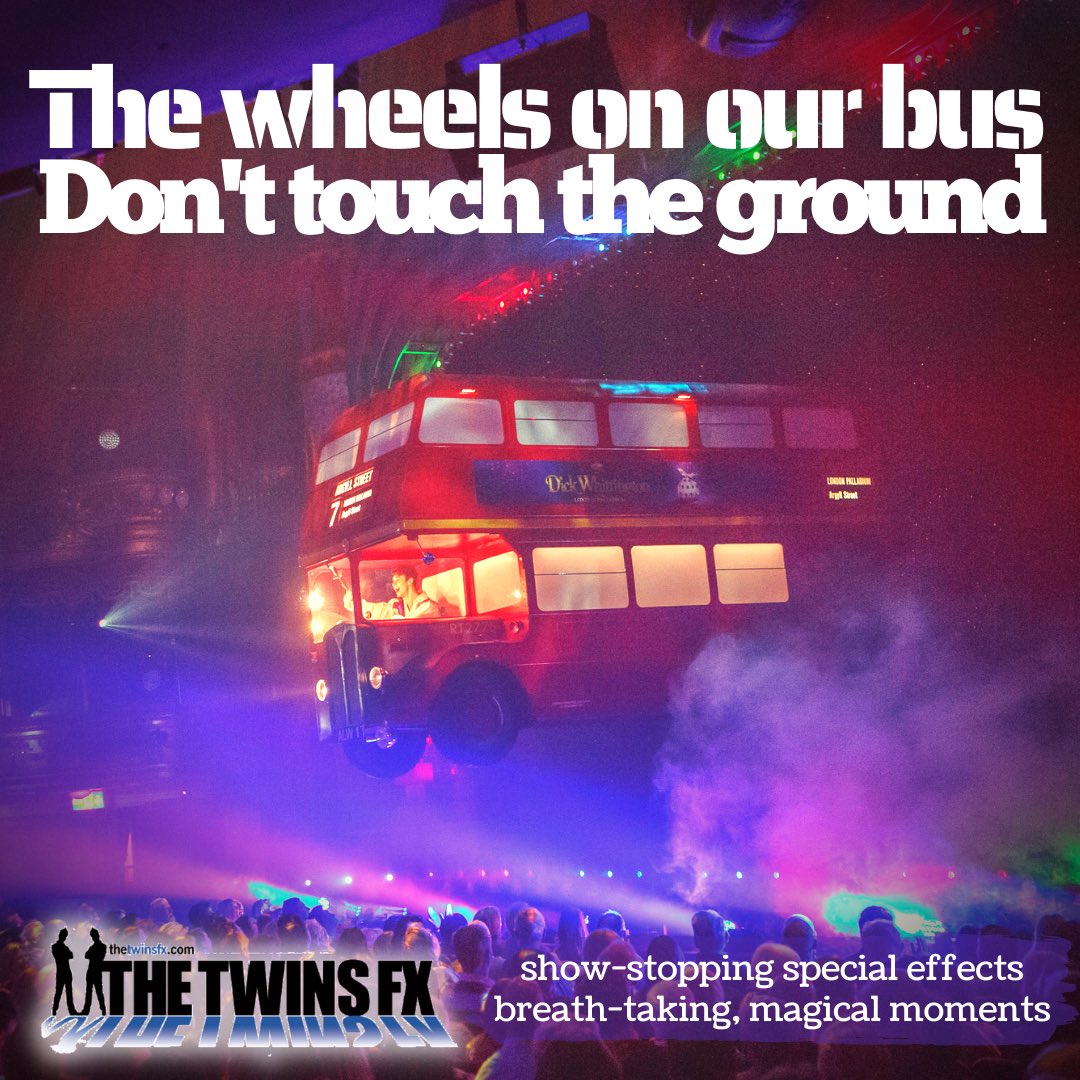 theillusionists's tweet image. Where else would you find fairies flying without wires…
🚌 …and the wheels on our bus never even touch the ground?

Welcome to our magic — where imagination lifts off! 

#NoOrdinaryAdventure #MagicInMotion #WhereWonderLives #twinsfx