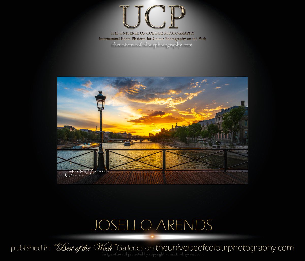 Europe Collection | Paris 2025
Pont des Arts, where light kissed the Seine.
Honored to be featured in Best of the Week – Sept Week 2
at The Universe of Colour Photography. 🌇🖼️

Prints joselloarends.pixels.com