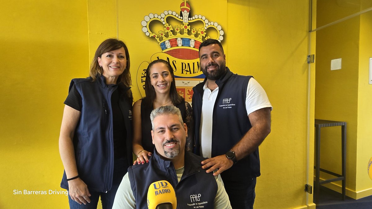 Hoy hablamos de accesibilidad en el automovilismo en el programa #MareaInclusiva de @UDRadio, con O’hara Santana y Dani Ponce, presidente de la Federación de Automovilismo de Las Palmas.
♿🏁 ¡El motor también es para tod@s!
#SinBarrerasDriving #Falp  #AutomovilismoInclusivo