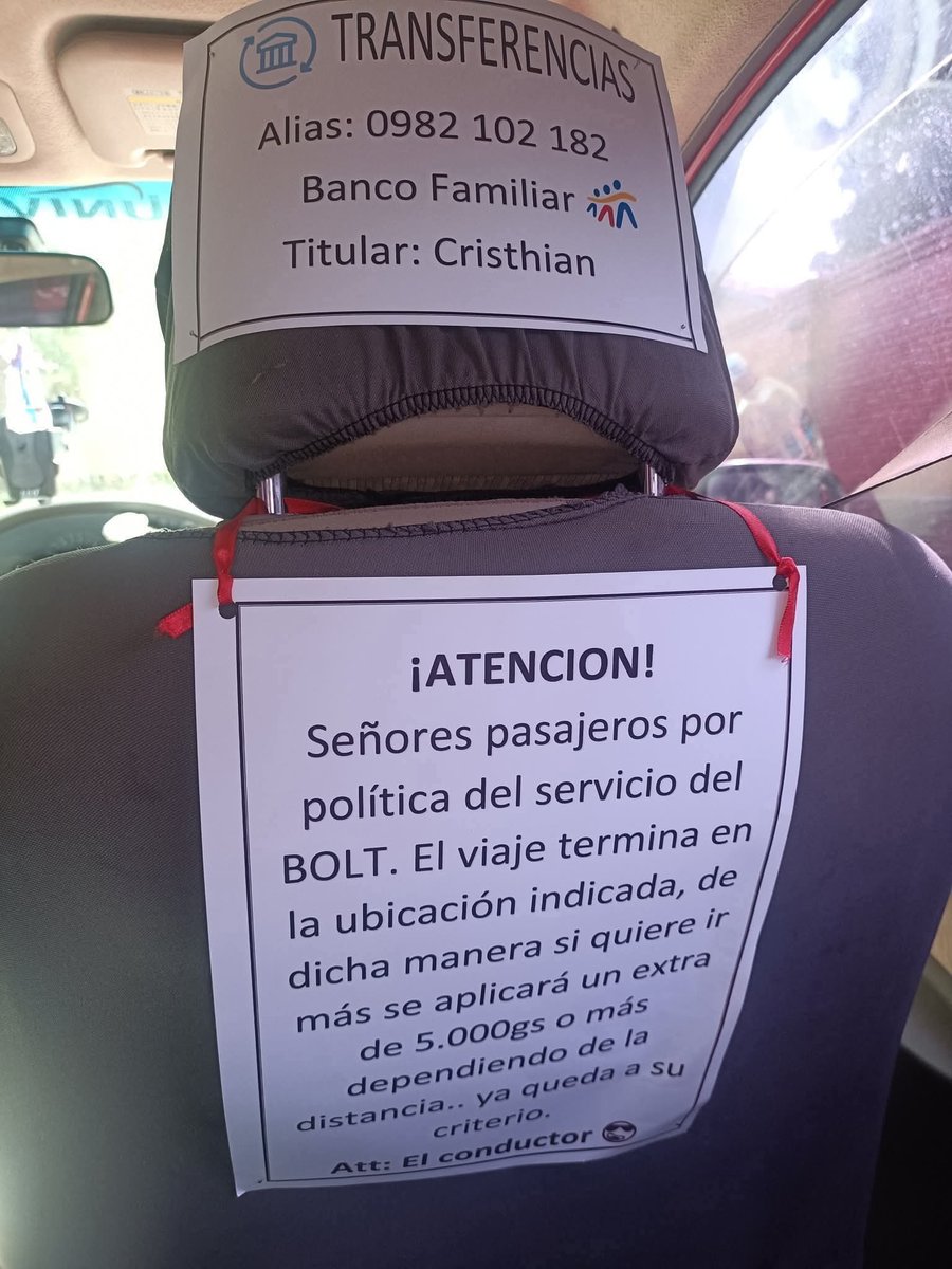 𝗜𝗞𝗔𝗧𝗨 𝗣𝗘𝗜𝗖𝗛𝗔 𝗠𝗕𝗔❜𝗘 𝗟𝗢 𝗠𝗜𝗧𝗔̃ 𝗢𝗡𝗧𝗘𝗡𝗗𝗘́🫩😎🤦🏽‍♂️

Pohyi esos que te dicen.. yo puse de referencia no+ y te llevan 5 cuadras más 🙄🙄

Los BOLT'S se pronuncian ante abusos de pasajeros
