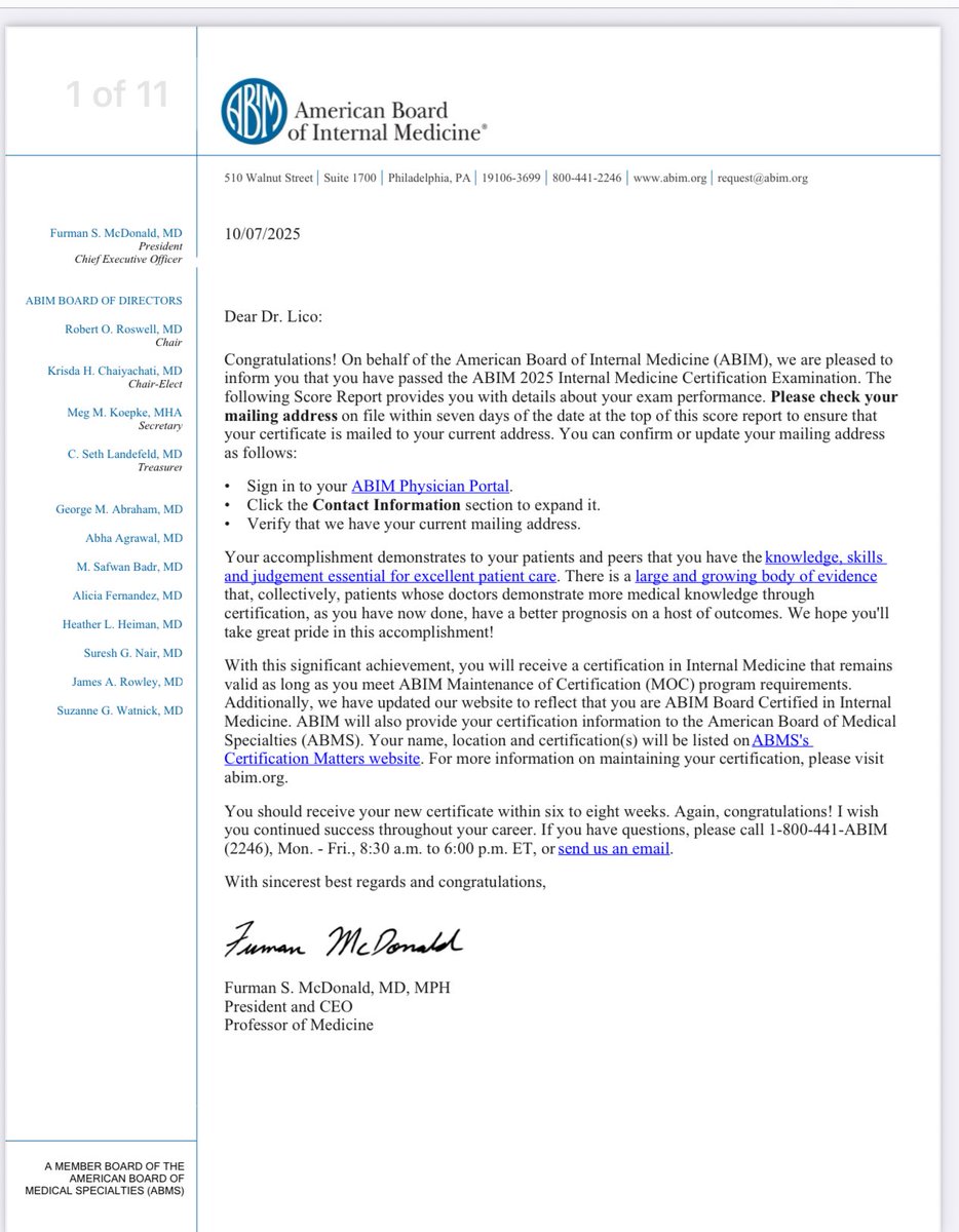ina_lico's tweet photo. Officially board certified internal medicine doctor 🥳🎉 #ABIM #InternalMedicine https://t.co/Fv7T1JQPMX