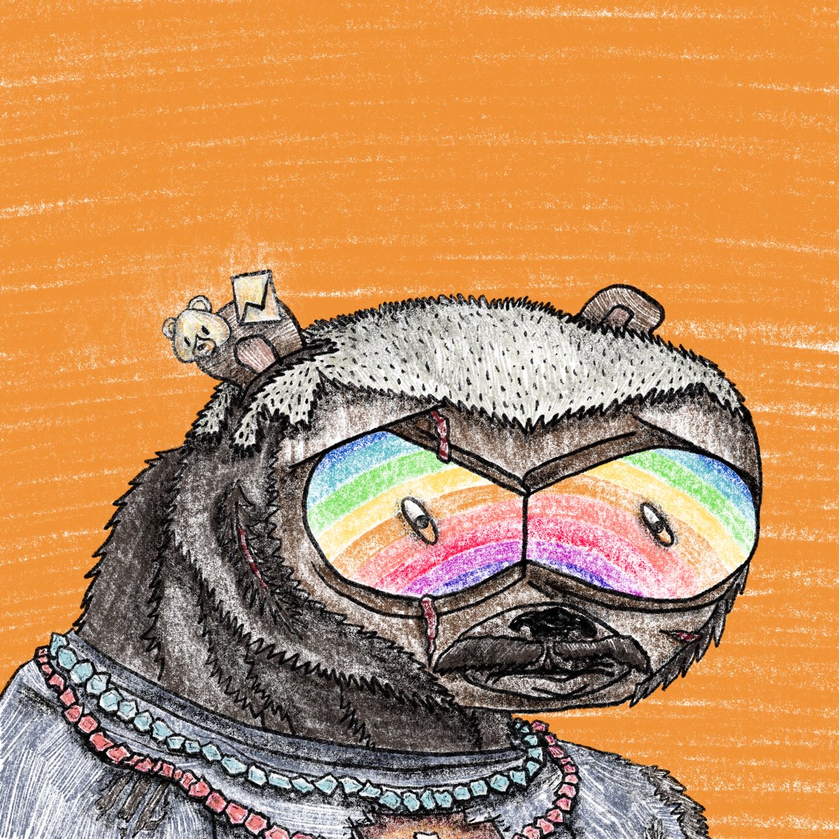 a bear to express love
a bear to express some hate
a bear whose always mask-on
and a bear who really, really aint

chain agnostic unless its <a href="/chainszy/">⛓</a>'s gnostic
