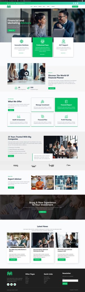 Dorastech's tweet image. ❌ Many businesses lose clients because their websites look outdated or aren’t mobile-friendly.

✅ I built a financial advisory landing page with WordPress → clean, modern &amp;amp; mobile-ready

✨ Need a website that attracts &amp;amp; converts for your business? Send me a DM!

#WordPress