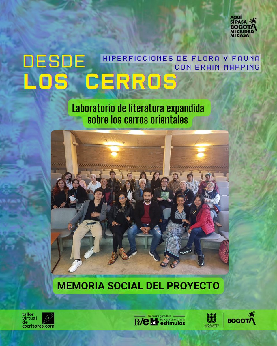 taller_virtual's tweet photo. Los invitamos a visitar la página de memorias del laboratorio “Desde los cerros: hiperficciones de flora y fauna con brain mapping”: https://t.co/wqh2OnUJjF
 ¡Gracias a todos los participantes, y los asistentes a la muestra, todos ustedes hicieron posible este proyecto! https://t.co/8bq0LZWVP2