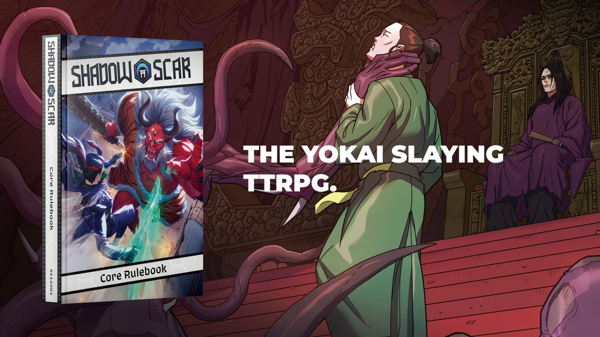 Delve into the secret world of the Shadow Scar Agency as a Ninjutsu agent waging war against the monstrous Japanese Yokai!

The Shadow Scar crowdfund from <a href="/RTalsorianGames/">R. Talsorian Games</a> is now live! 👹

➡️ bit.ly/46EZv79

#ttrpg
