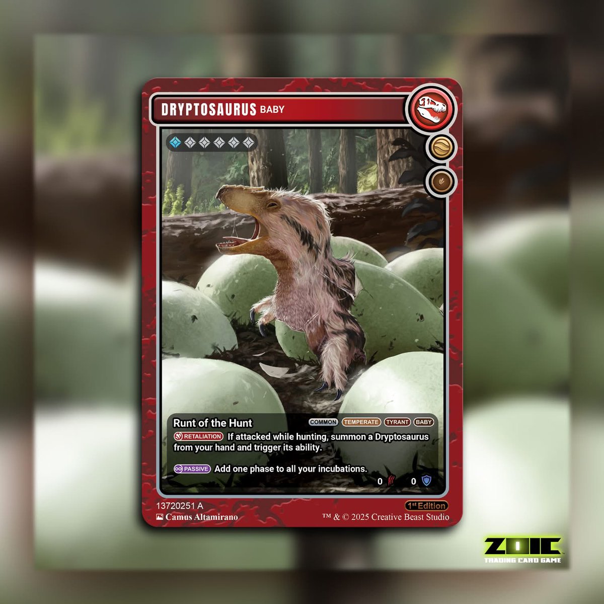 Dryptosaurus baby

Made for the ZOIC TCG by  <a href="/Beast_SculptKit/">Creative Beast Studio</a>