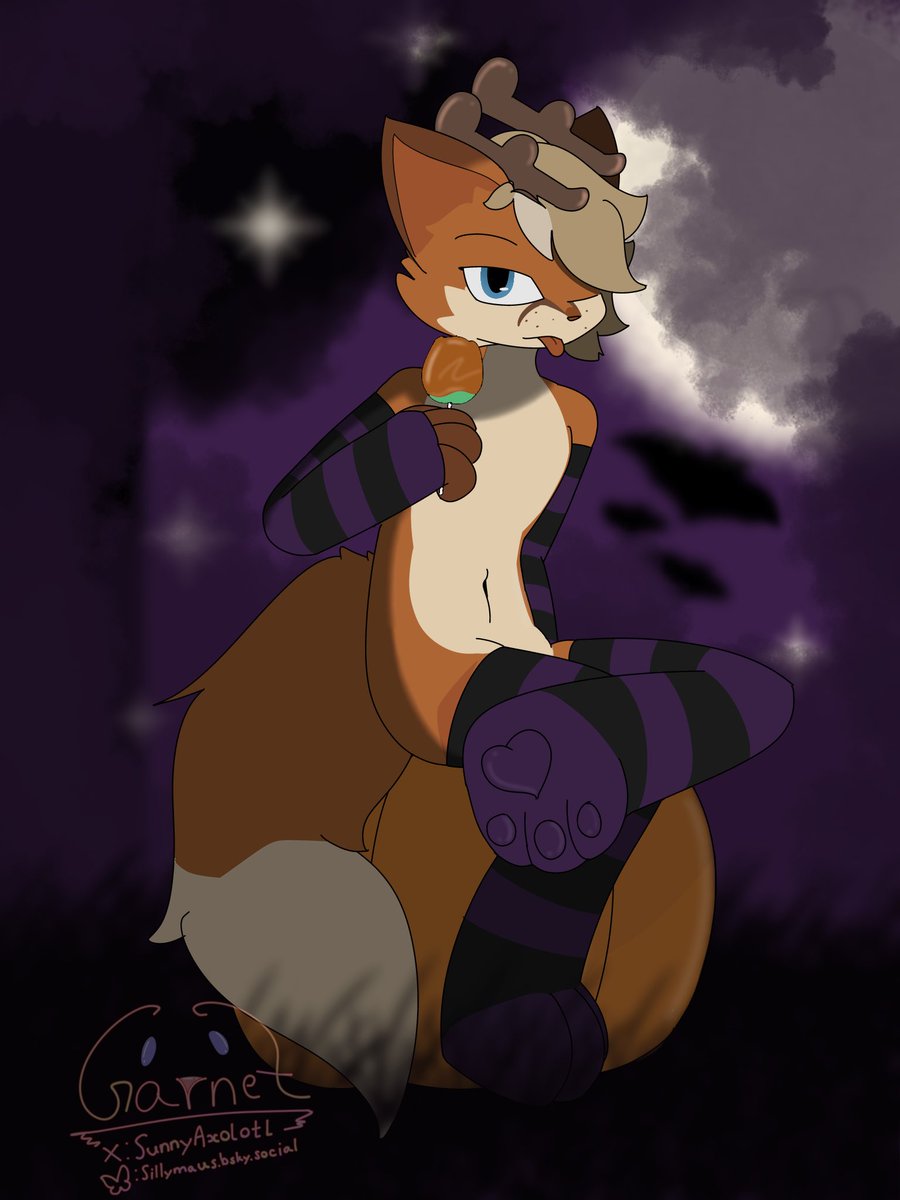 SunnyAxolotl's tweet image. Halloweennnnn cømm for @the_alilcrooked !

I might or might not make this a YCH soon