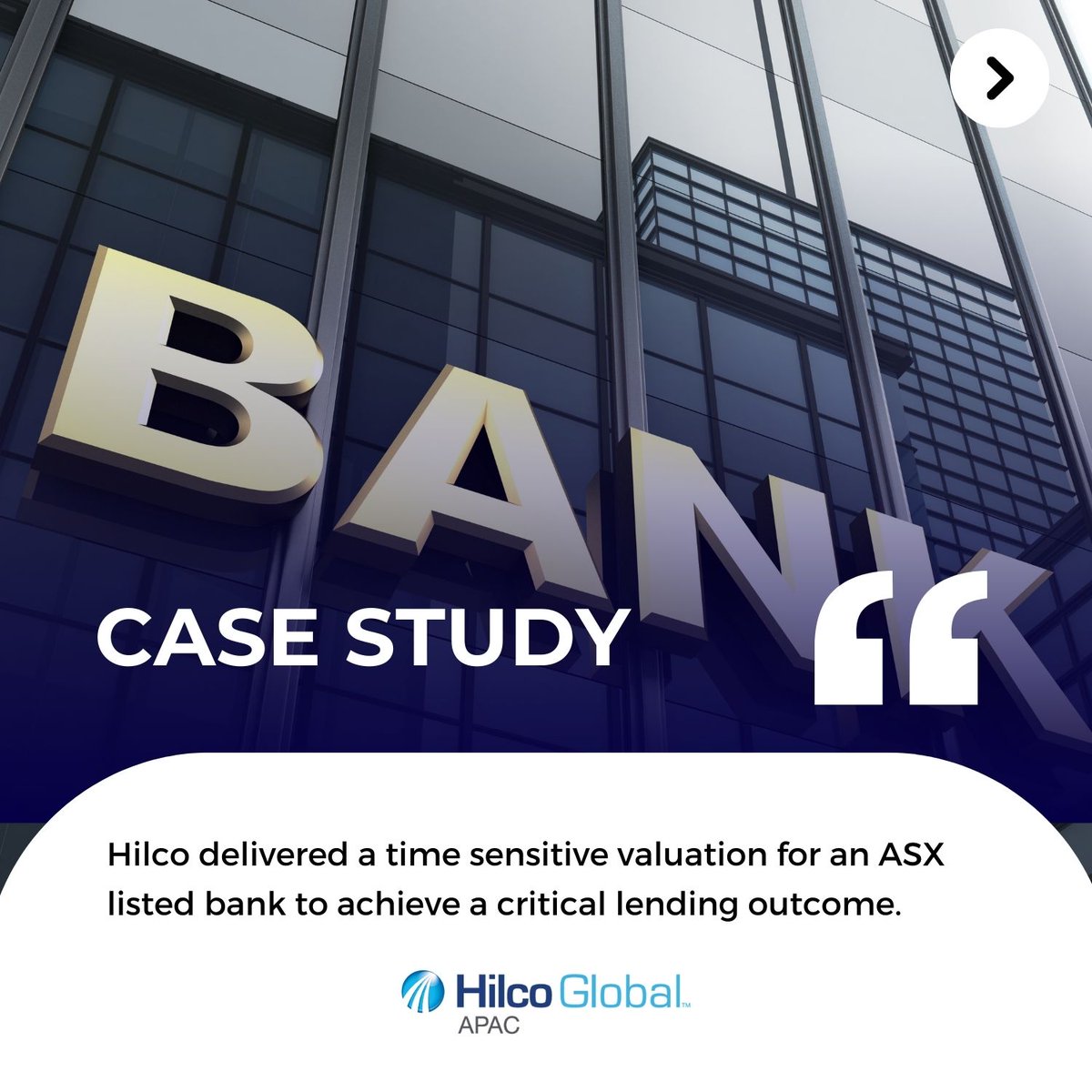Hilco’s valuation for an ASX-listed client built a strong borrowing base, giving lenders confidence and securing better financing terms.

Read more &gt;&gt; hilcoapac.com/case-study-maj…

#hilcoapac #valuations #borrowbase #lendingconfidence