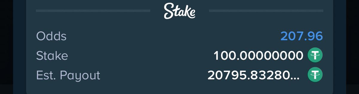 Mrbankstips's tweet image. Stake tips today 

53 odds stake.com/sports/home?be…

67 odds stake.com/sports/home?be…

58 odds stake.com/sports/home?be…

208 odds stake.com/sports/home?be…

REGISTER A STAKE ACCOUNT VIA LINK stake.com/?c=f213c5ba25&amp;amp;…

Use Promo code banks for weekly airdrops and bonuses 

Dm…