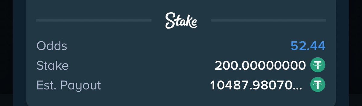 Mrbankstips's tweet image. Stake tips today 

53 odds stake.com/sports/home?be…

67 odds stake.com/sports/home?be…

58 odds stake.com/sports/home?be…

208 odds stake.com/sports/home?be…

REGISTER A STAKE ACCOUNT VIA LINK stake.com/?c=f213c5ba25&amp;amp;…

Use Promo code banks for weekly airdrops and bonuses 

Dm…