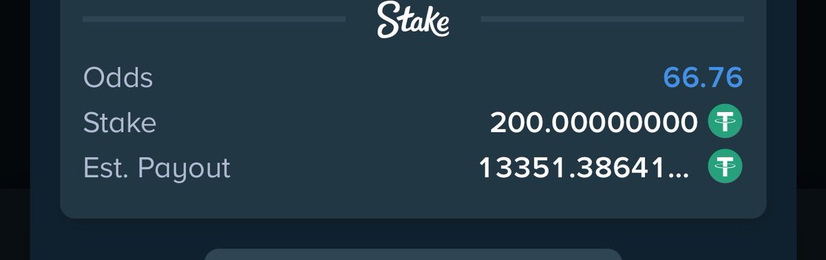 Mrbankstips's tweet image. Stake tips today 

53 odds stake.com/sports/home?be…

67 odds stake.com/sports/home?be…

58 odds stake.com/sports/home?be…

208 odds stake.com/sports/home?be…

REGISTER A STAKE ACCOUNT VIA LINK stake.com/?c=f213c5ba25&amp;amp;…

Use Promo code banks for weekly airdrops and bonuses 

Dm…