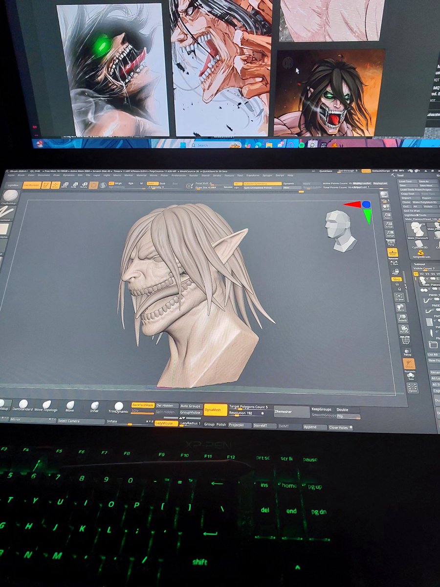 Cyrus7Y's tweet photo. Zbrush 2 day
#zbrush https://t.co/mnQycdGkAk