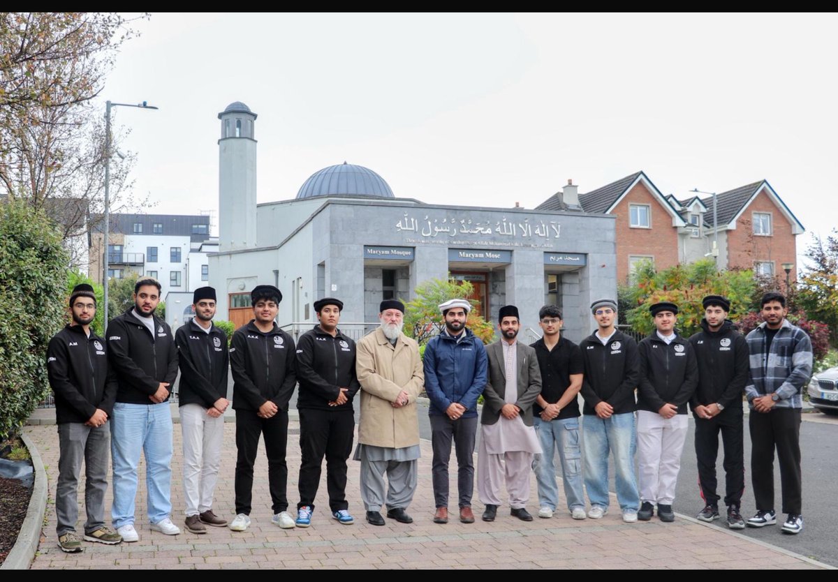 Subhan’Allah,  I know all of these young men after my posting to Ireland and NI as a missionary / Imam before they were born, some were a few years old, one was a Tifal when I was at Sadr MKA UK 
This photo is of the National Atfal Rally Ireland at Galway Mosque, “ Masjid Maryam