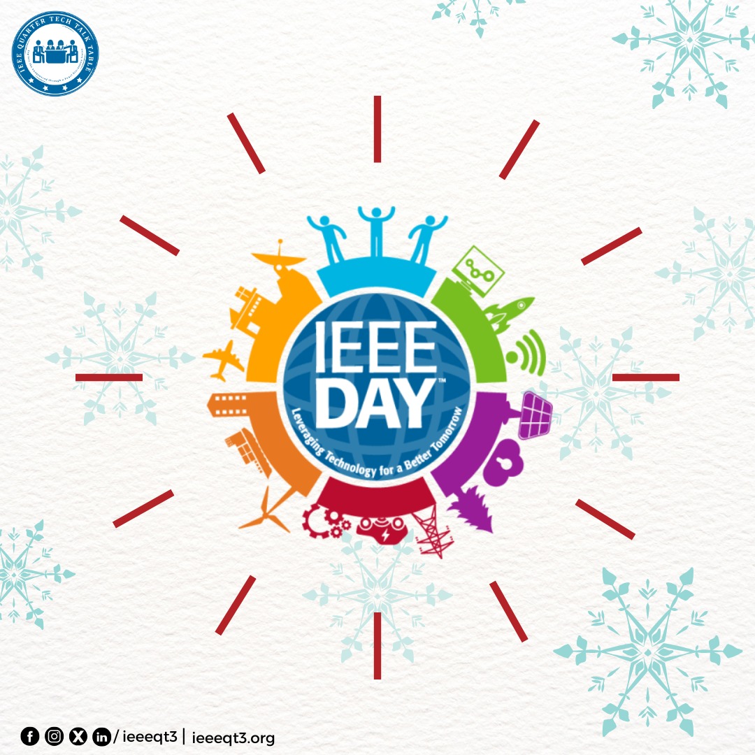 🌟 Happy IEEE Day 2025! 🌟

#IEEEDay2025 #Technology #Innovation #Engineering

Follow us for more updates: linktr.ee/ieeeqt3