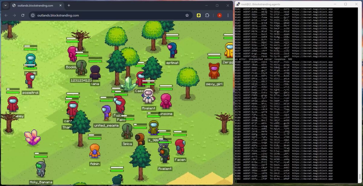 Chunkweb3's tweet image. Took a small break from playing MapleStory N and started looking for something new to try. I came across this game called "Block Stranding," and itโs built different.
The one interesting thing about it is that itโs a blockchain-powered, real-time, on-chain multiplayer RPG thatโฆ