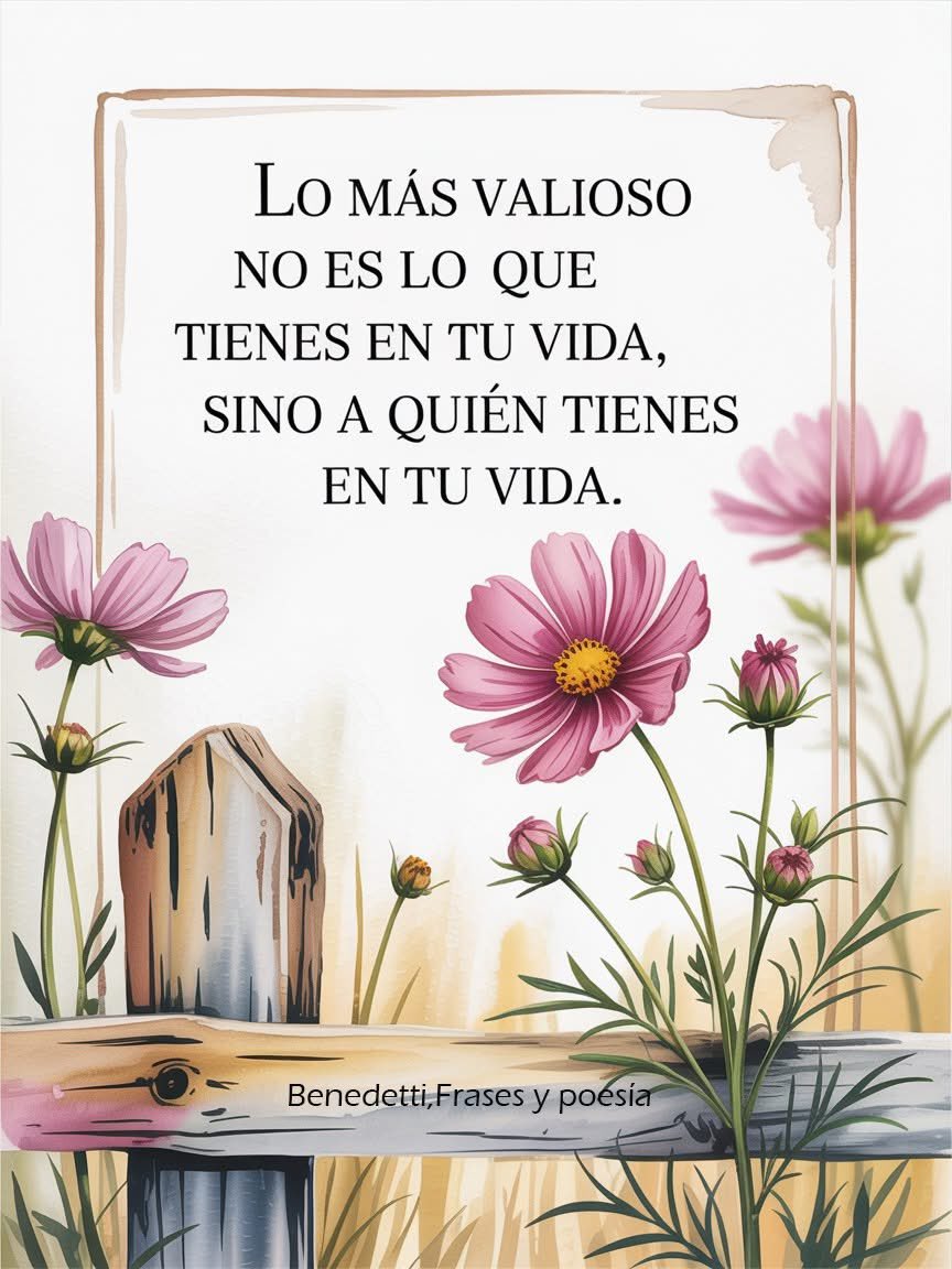 Cuida a quien te tiene en su vida!