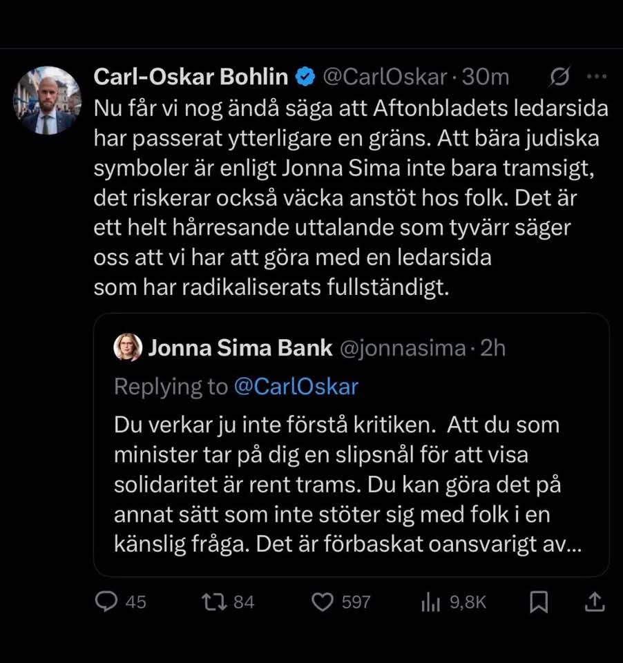 Norddah's tweet photo. @CarlOskar "Ej tillgänglig" därav printscreen.

Vilka var det som gapade om hur det började på 30-talet nu igen? 🤔 https://t.co/dBgH1B1m4B