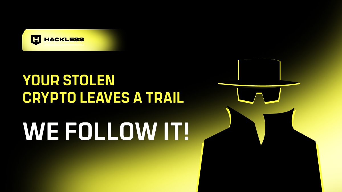 When your crypto gets stolen, every second matters. But stolen funds aren't gone - they leave traces.

At Hackless, we analyze blockchain transactions to track the flow of stolen or suspicious assets across multiple chains. We create detailed transaction maps showing exactly how
