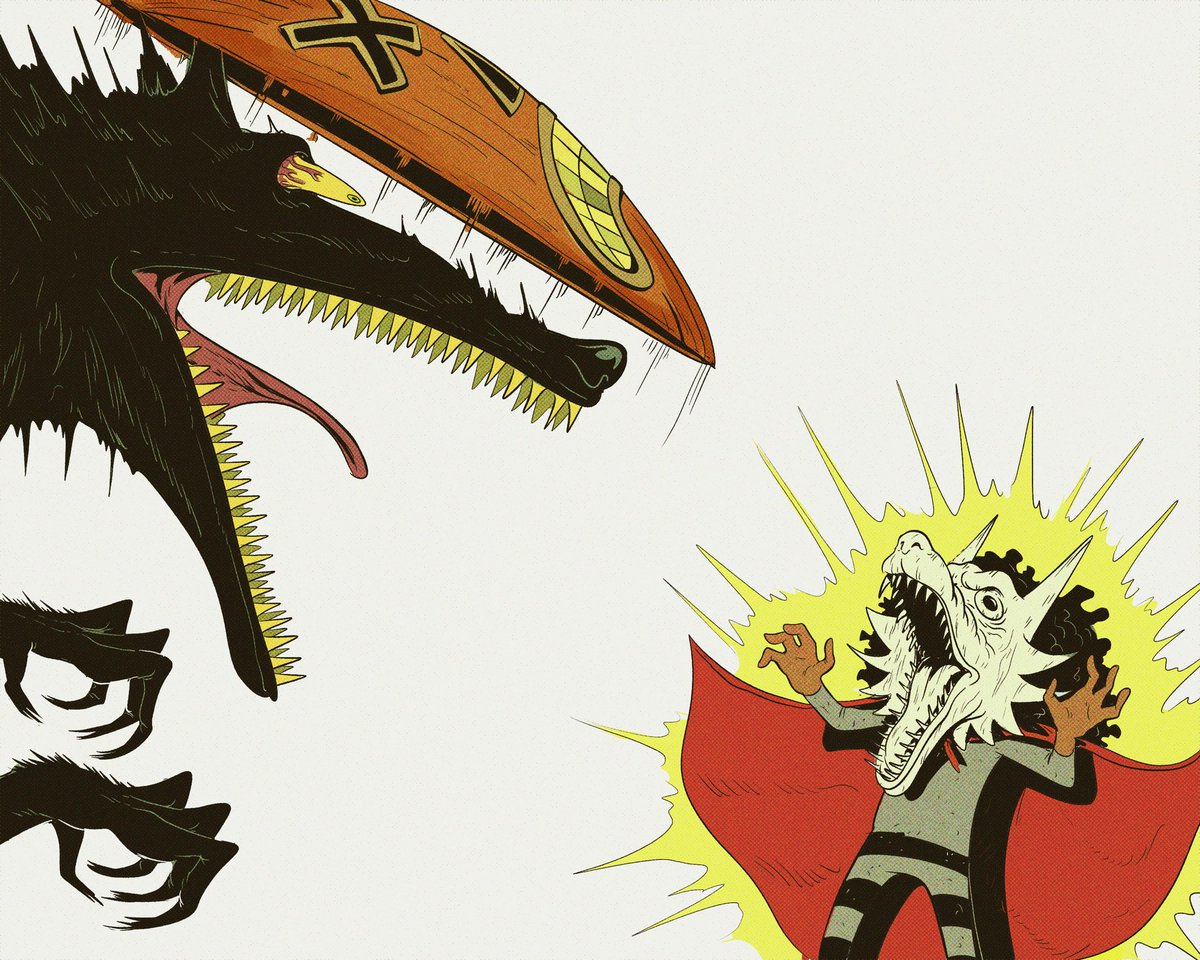 hushpuppyart's tweet image. BOO!