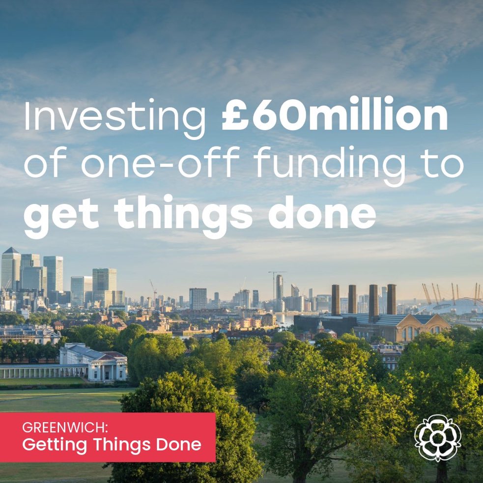 At Cabinet, #GreenwichLabour will launch our £60m Getting Things Done Plan, delivering safer, cleaner streets, town centres we can be proud of, and new spaces for our communities to connect.

Greenwich is ambitious.

Greenwich is getting things done.💪🏾🌹