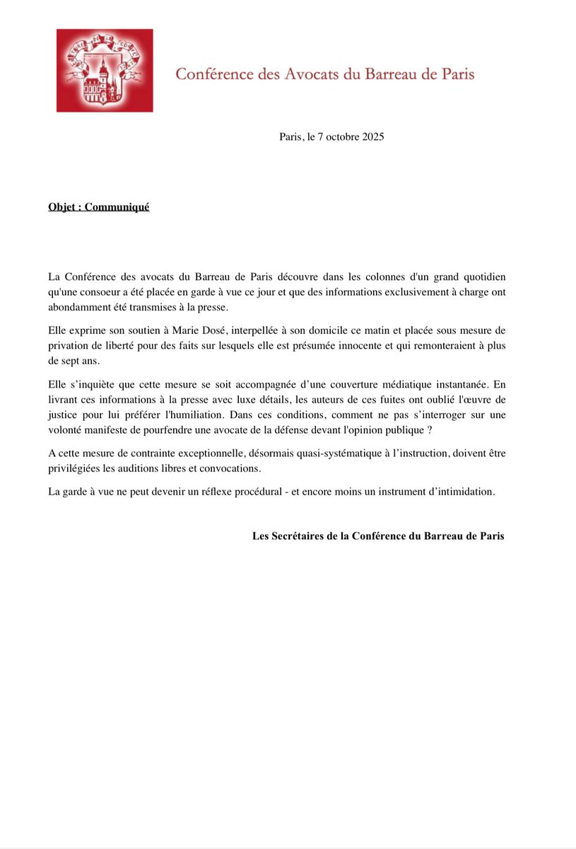 Conférence du Barreau de Paris (@confbarrparis) on Twitter photo 