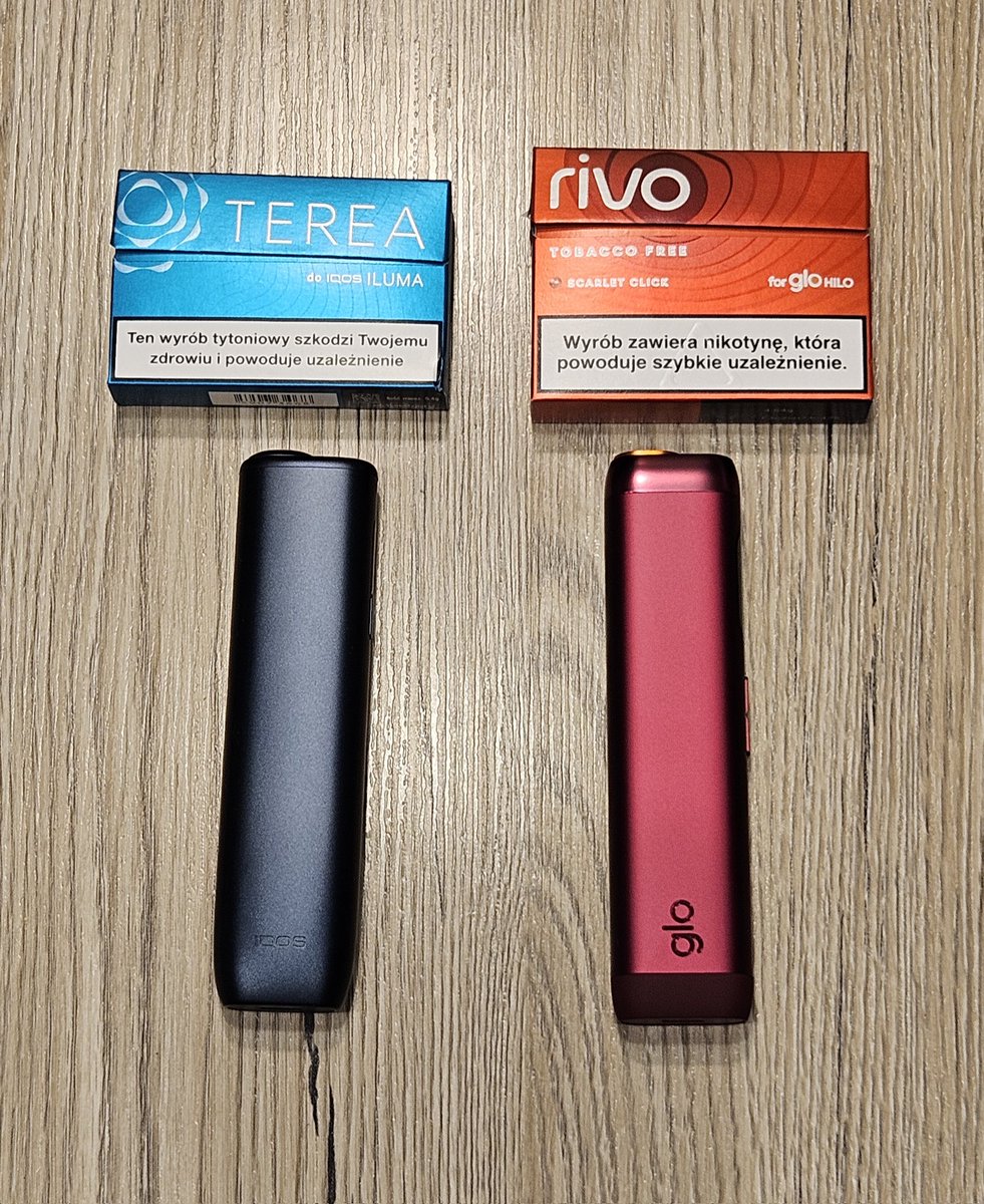 piece geek vape Tuesday showdown: We're smoking $PM Iqos Terea Turquoise and $BTI $BATS Glo  Hilo Rivo Scarlet Click and comparing back to back!
