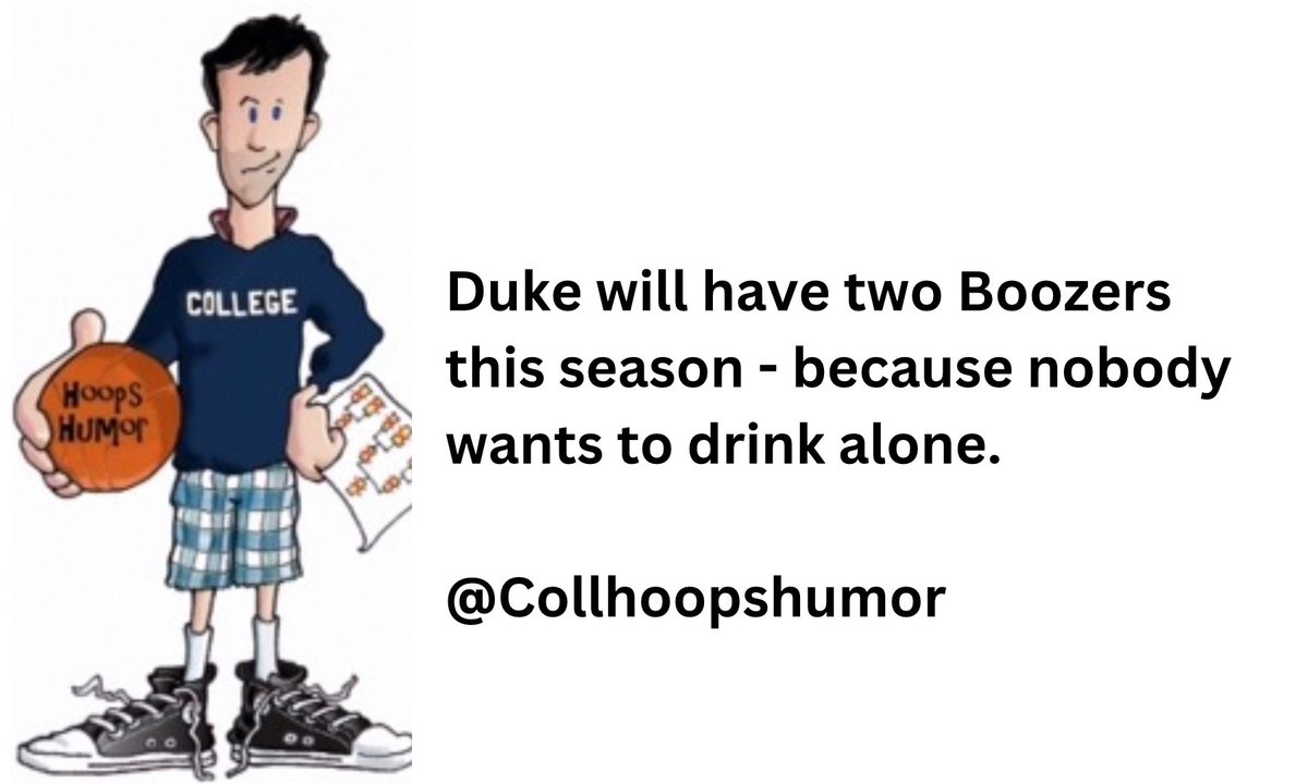 CollHoopsHumor's tweet image. #TuesdayFun - THX 4 likes/follows @TomHernand97161  @ChicoLoco18169 @SantosJlorenzo @ScottsdaleVeins @SteveHiegel @gpan197524 @rudedogreyes @Victorm78801770 @TuckerDaleBooth @CollHoopsChat @BustingBrackets #collegebasketball #jokes #duke #UNC #basketball #comedy #humor