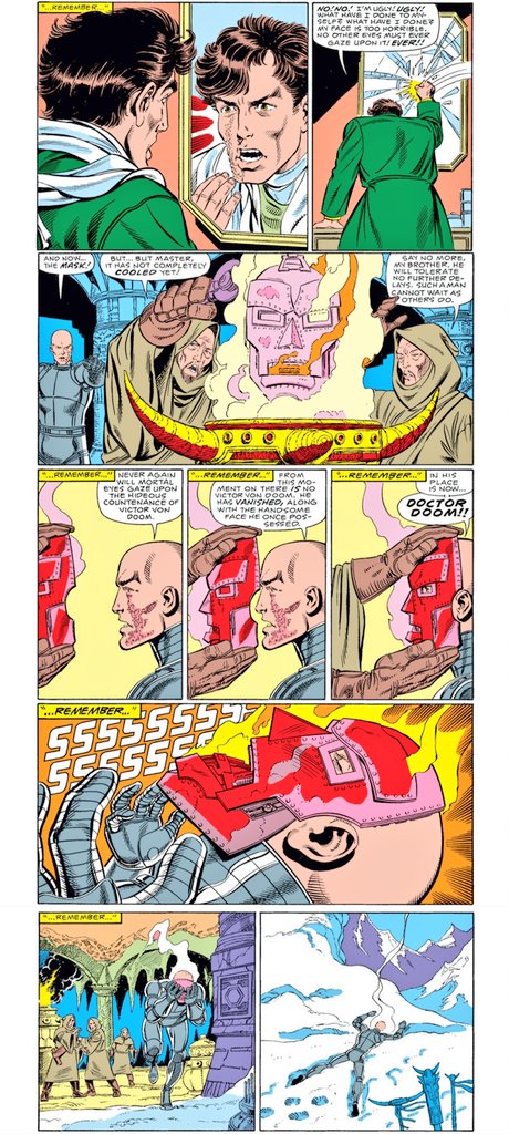 Harsh_Introvert's tweet image. MCU better not change this.🔥
Dr. Doom had ONE tiny scar… so he grabbed a freshly forged, red-hot metal mask and slapped it on his face — burning himself even worse.
It’s insane, tragic, and 100% Doom.
Don’t fix it. Embrace the madness.
#AvengersDoomsday #MCU #Marvel