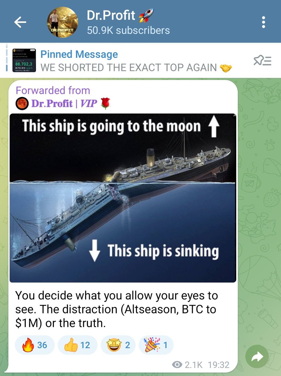 Dr profit is desperate for market to dip more