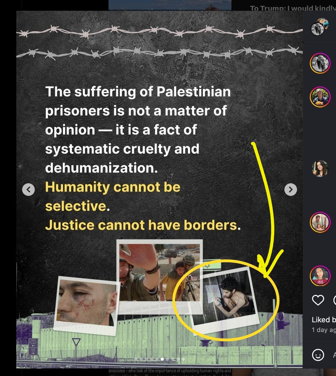 If you needed further proof that Greta Thunberg is a terrorist mouthpiece who has no clue what's talking about - she posted this image meant to show Palestinian suffering - and instead shows one of the starved Israeli hostages - Evyatar David