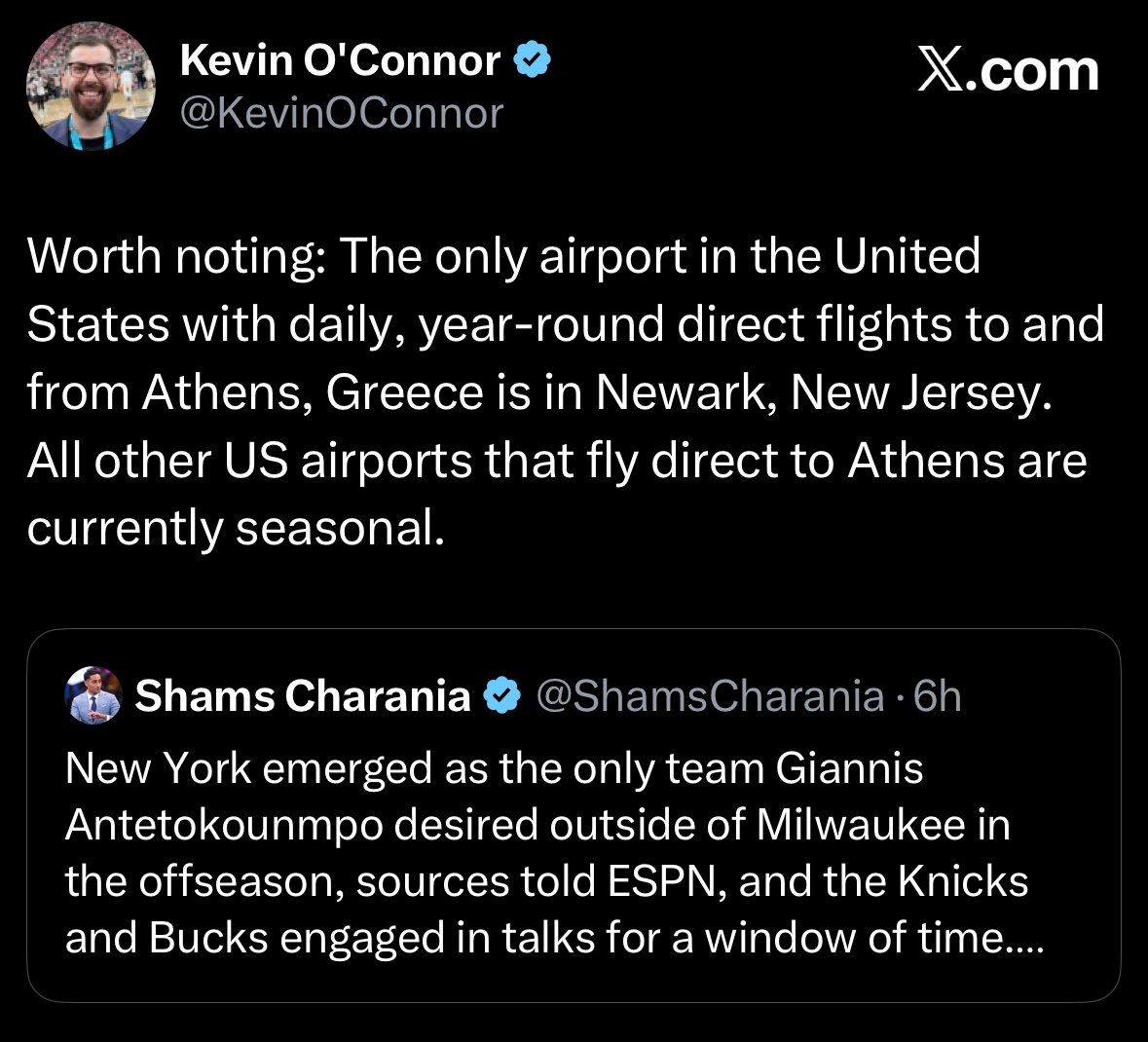 I've seldom seen a fact less worth noting