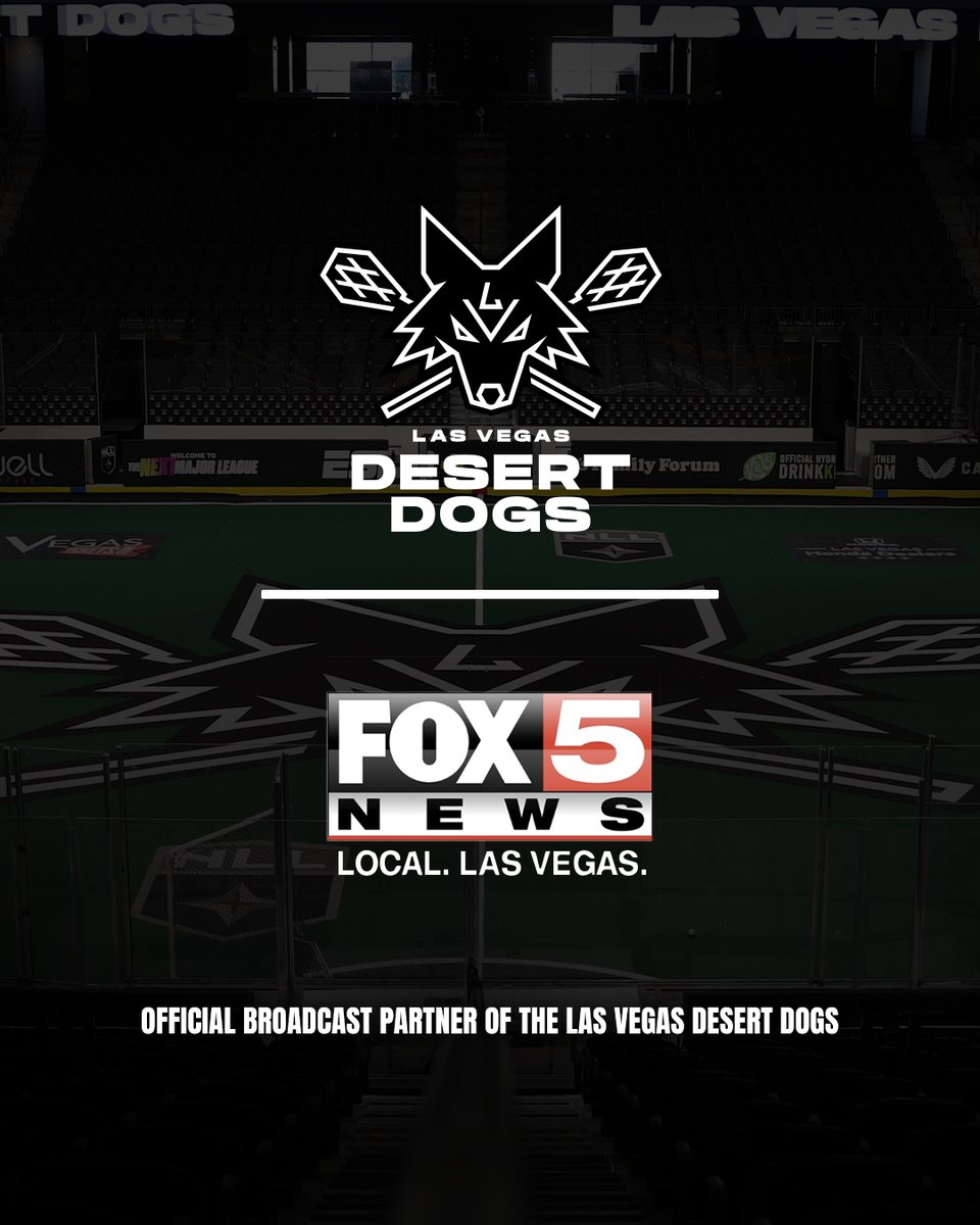 vegasdesertdogs's tweet image. We're excited to announce our landmark multi-year rights fee agreement with @FOX5Vegas | @silverstsport as our official broadcast partner of the @vegasdesertdogs.

Catch all the action, all season long.  

Full Story ➡️ bit.ly/LVDDFOX5