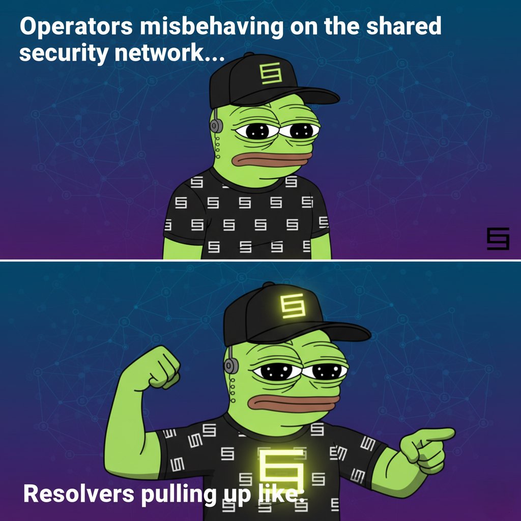 Ravver_web3's tweet image. When Operators think no one&apos;s watching, Symbiotic&apos;s OG judges, the Resolvers, pull up! 🐸⚖️ Guarding transparency and trust in the modular restaking universe. @symbioticfi #Symbiotic #Resolvers #DecentralizedJustice #Web3