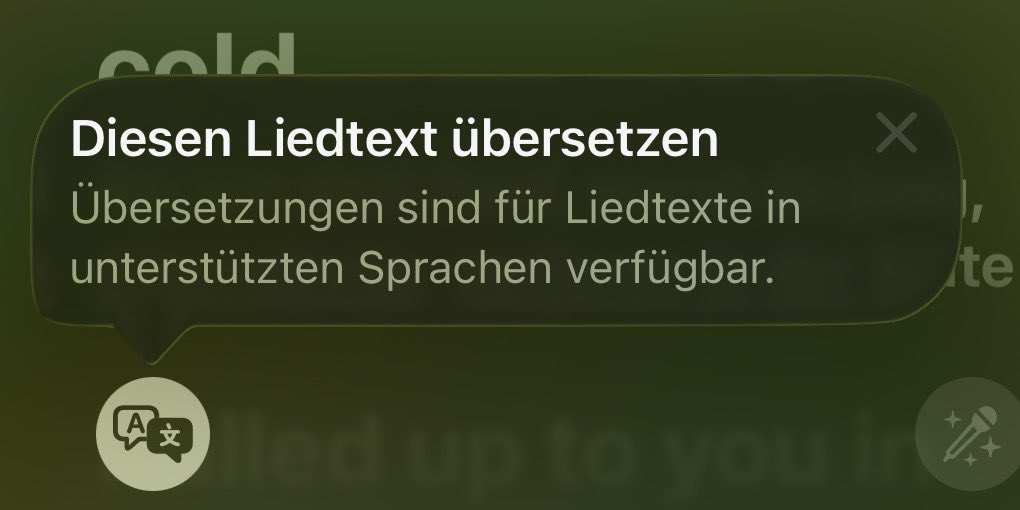 My god that tip looks awful (lyrics translation in Apple Music) 💀