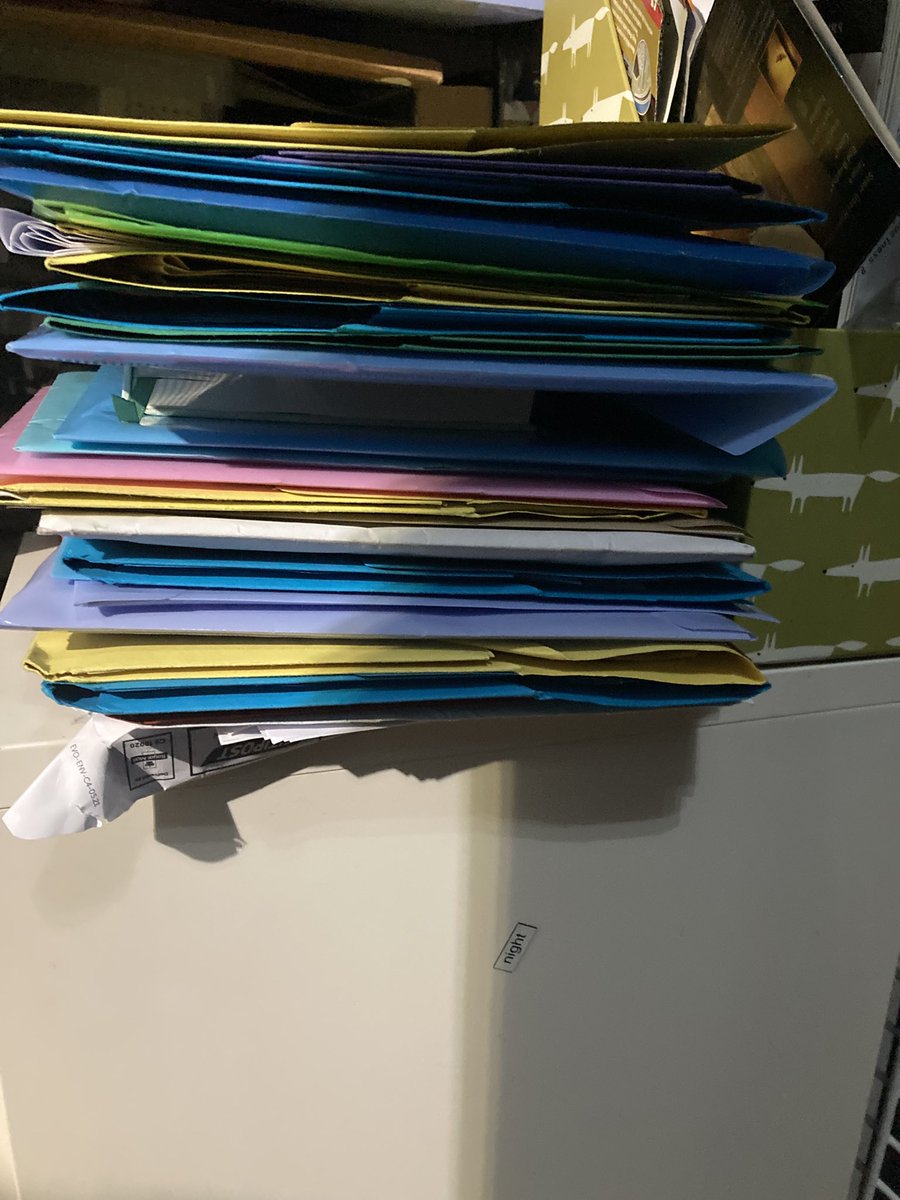 Some of the files of evidence I have to keep to support family with PIP etc assessments . 
However according to some you just pick up the phone and there you have it BMW on your doorstep no evidence needed . Tsk.