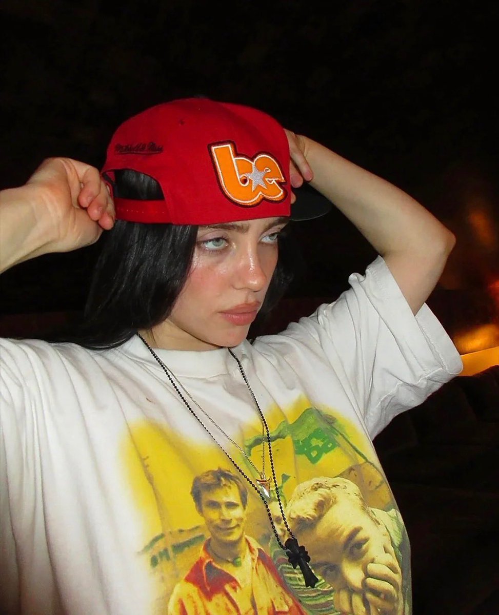 Try the new 'Billie Eilish x Mitchell Ness NBA League Hat